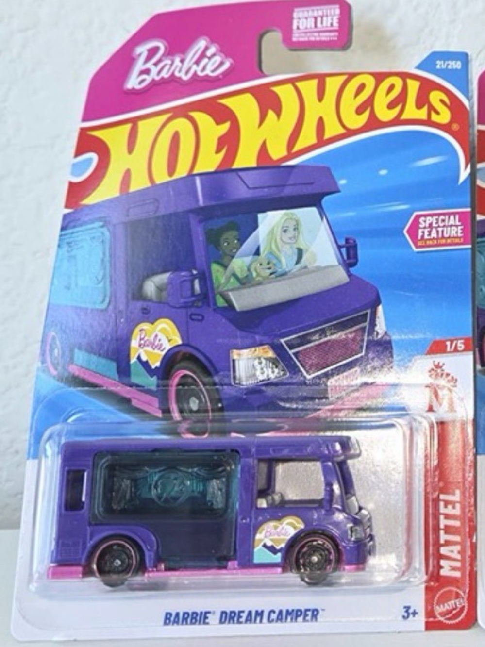 NWT: Limited Edition Barbie Purple Dream Camper Hot Wheels Toy Vehicle #1